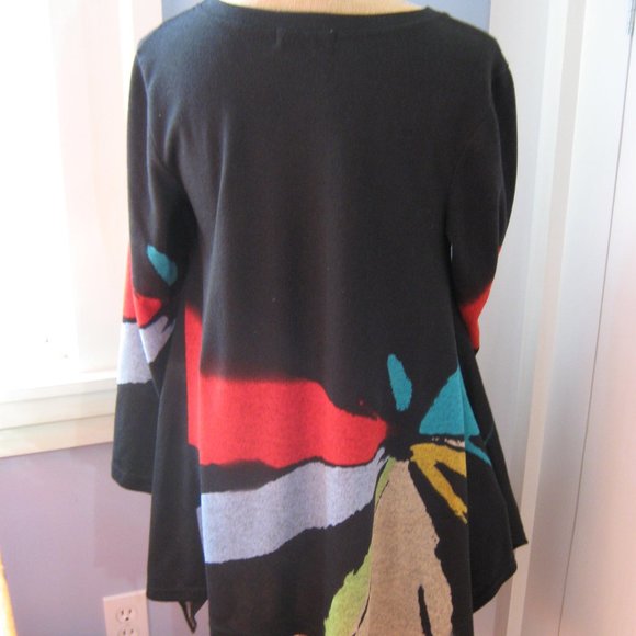 Fun Colorful Orange Fashion Village Tunic - Picture 2 of 6